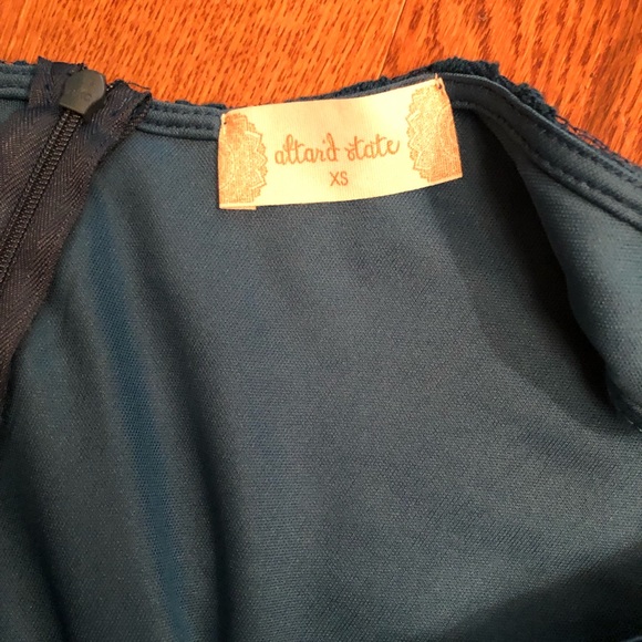 Altar’d State XSmall Green Lace Sleevless Dress - Picture 4 of 8